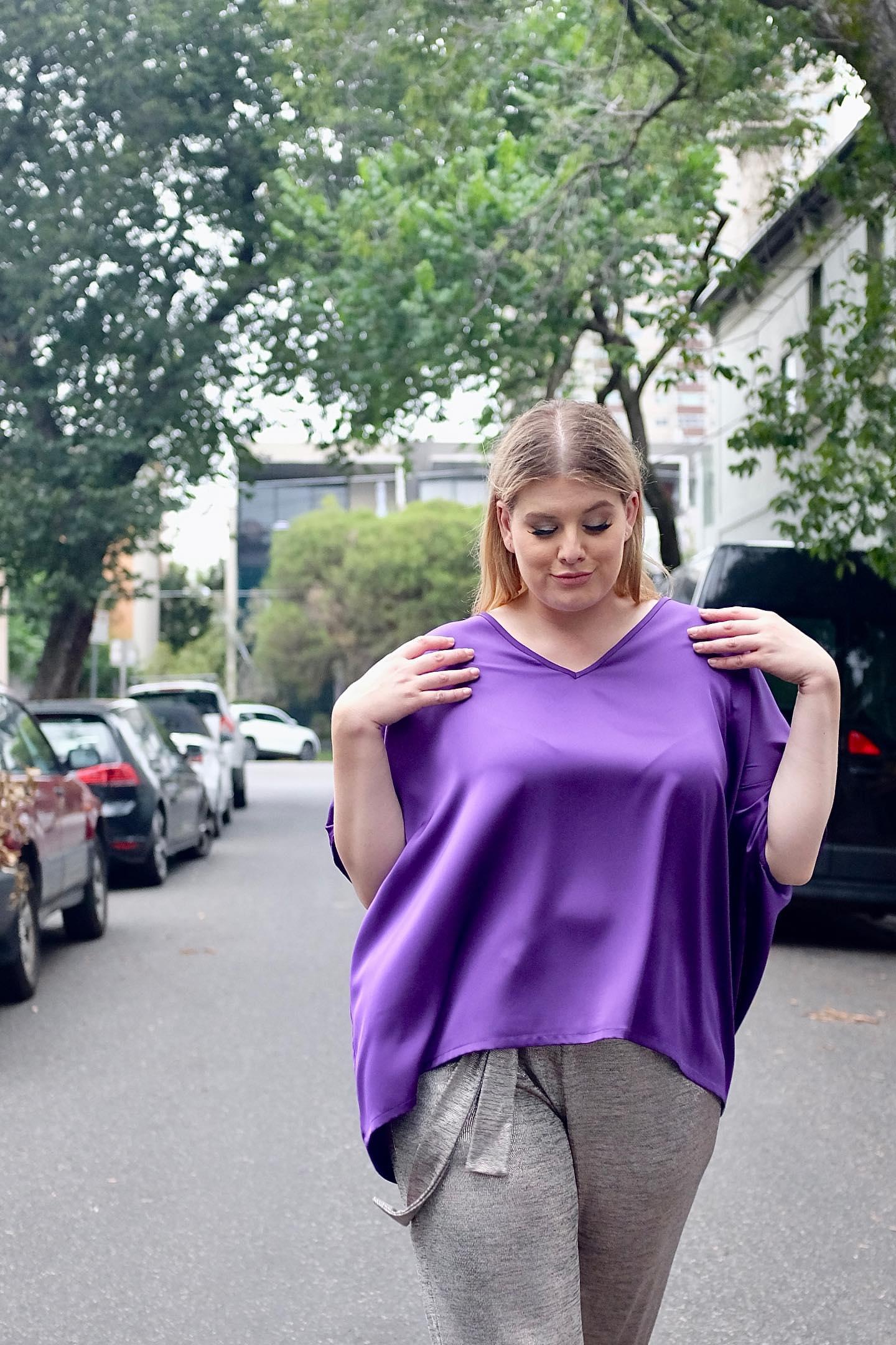 Marlo Top in Purple