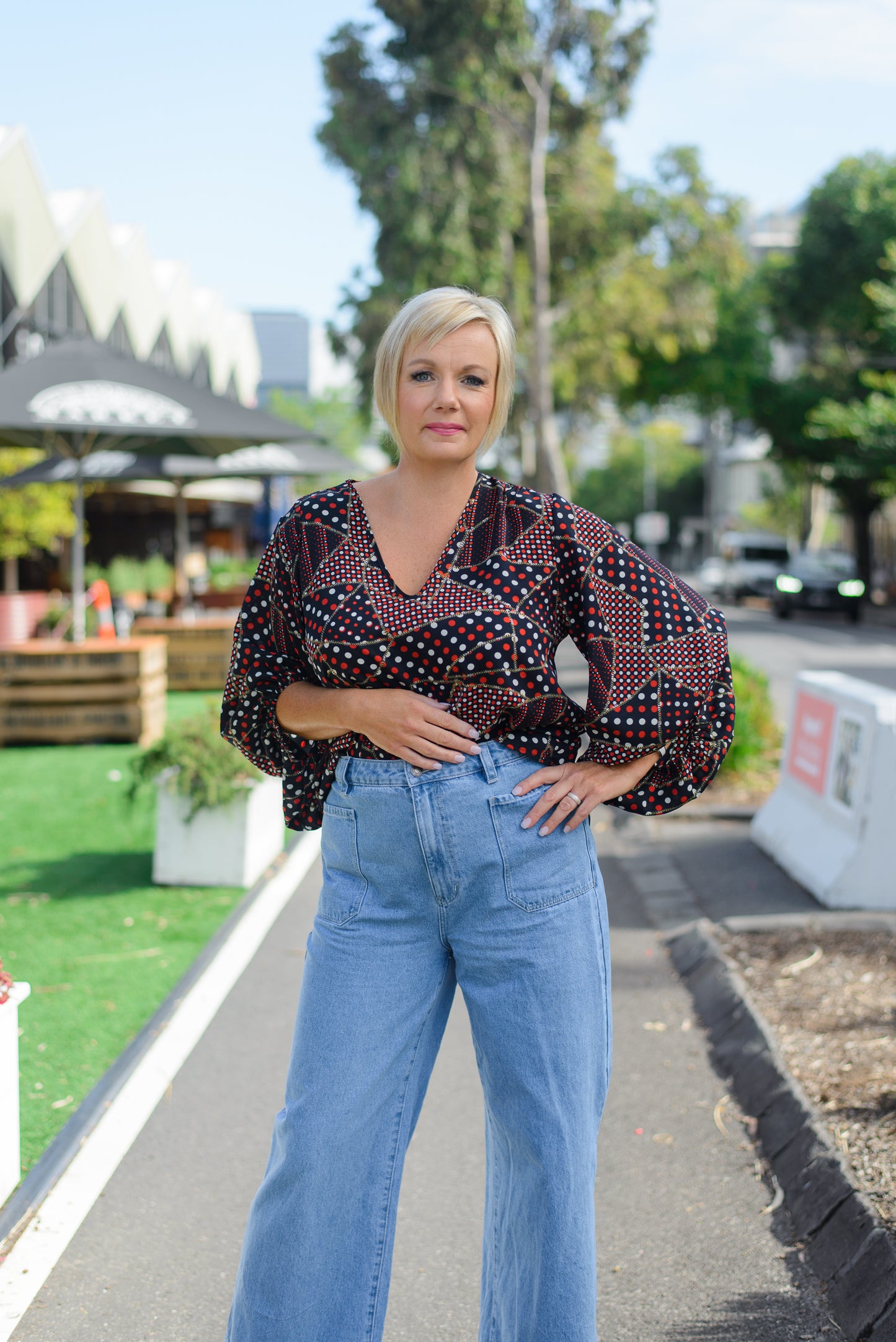 Isabelle Blouse in Spotty