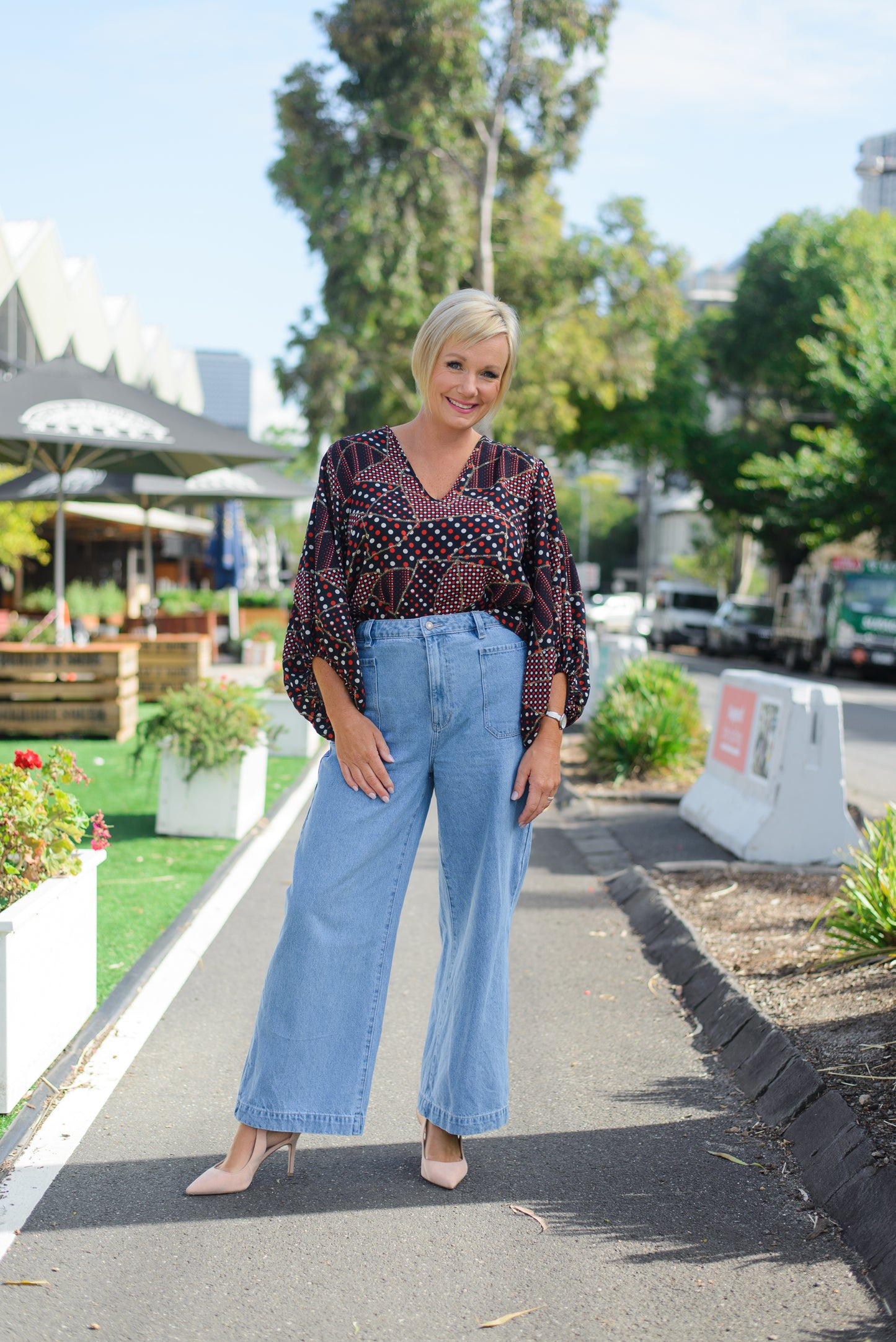 Isabelle Blouse in Spotty