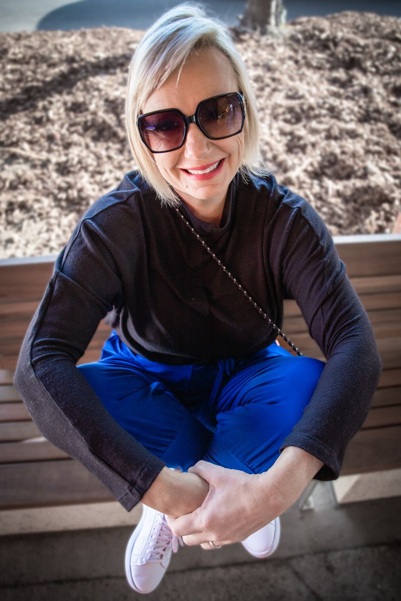 Jade Jogger in Blue