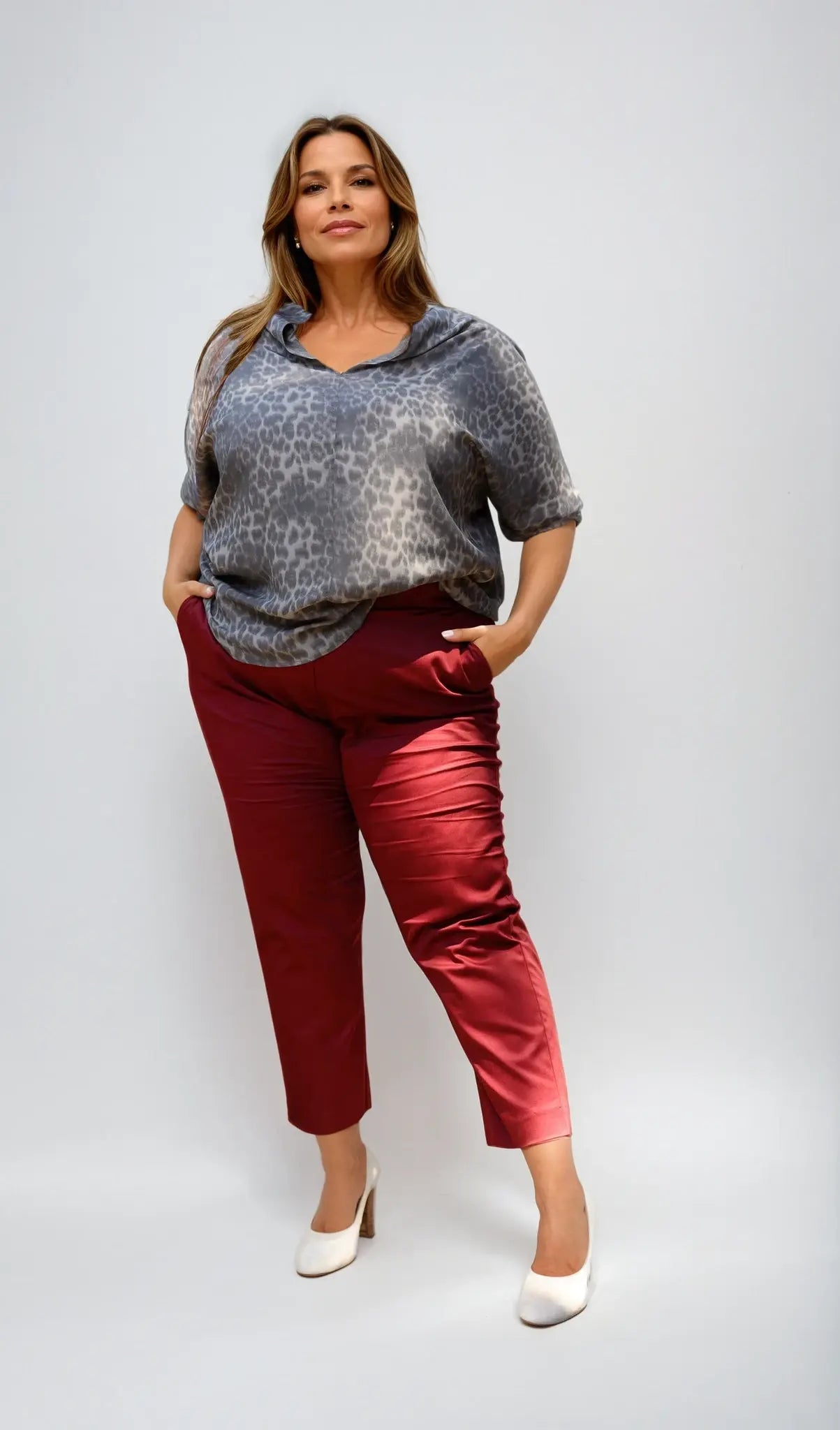 Emily Pant in Berry Alison Dominy Designs
