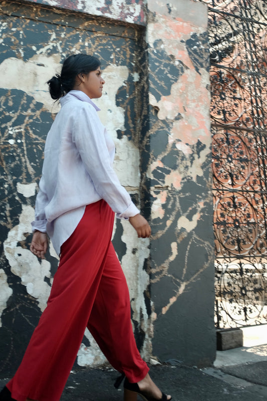 Keavy Pant in Red