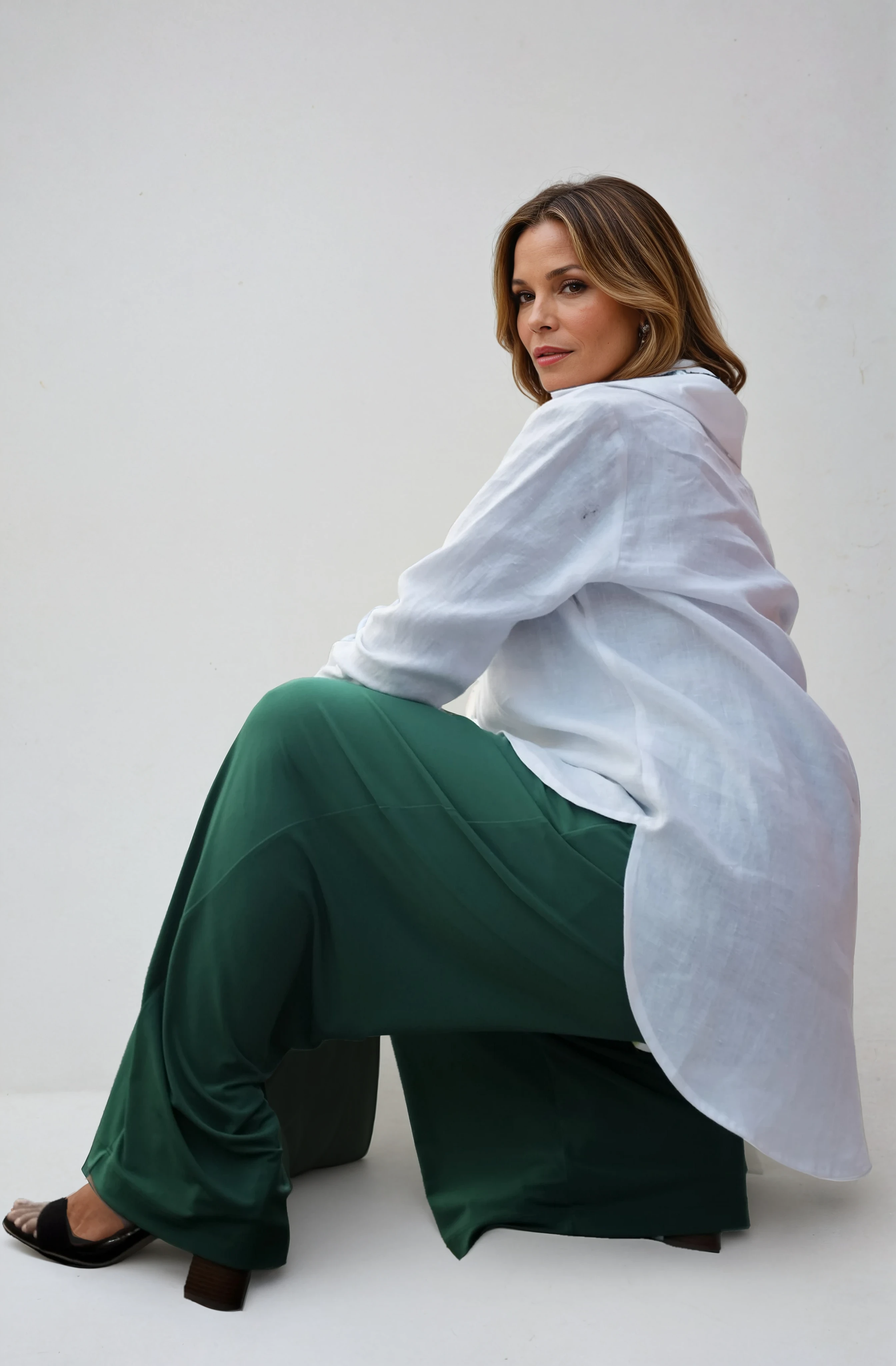 Keavy Pant in Green Alison Dominy Designs