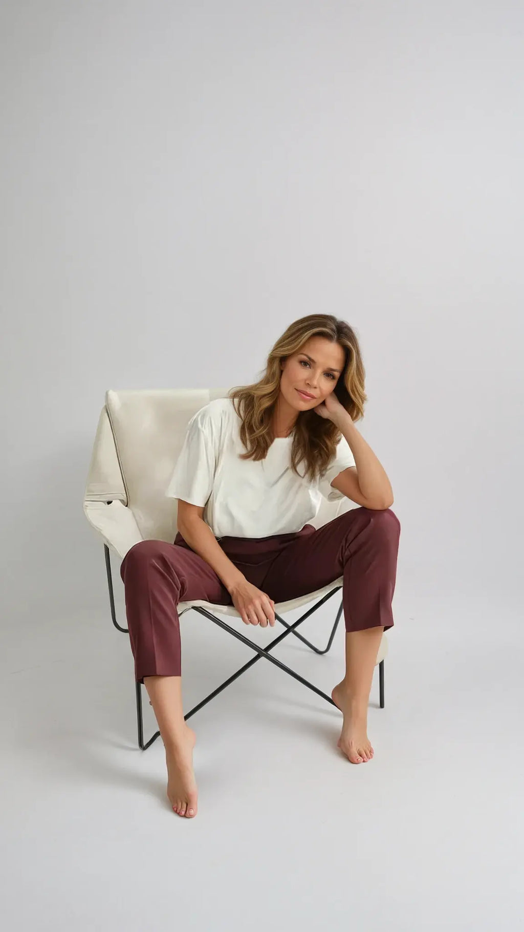 Emily Pant in Berry Alison Dominy Designs