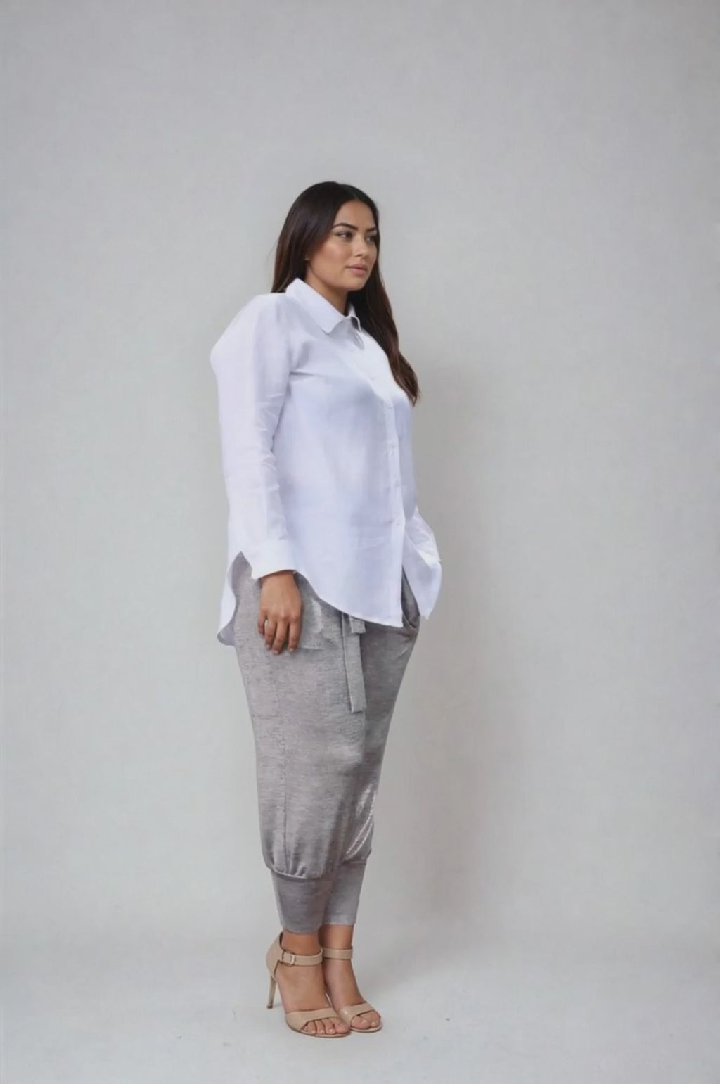 Cassie Shirt in Linen White