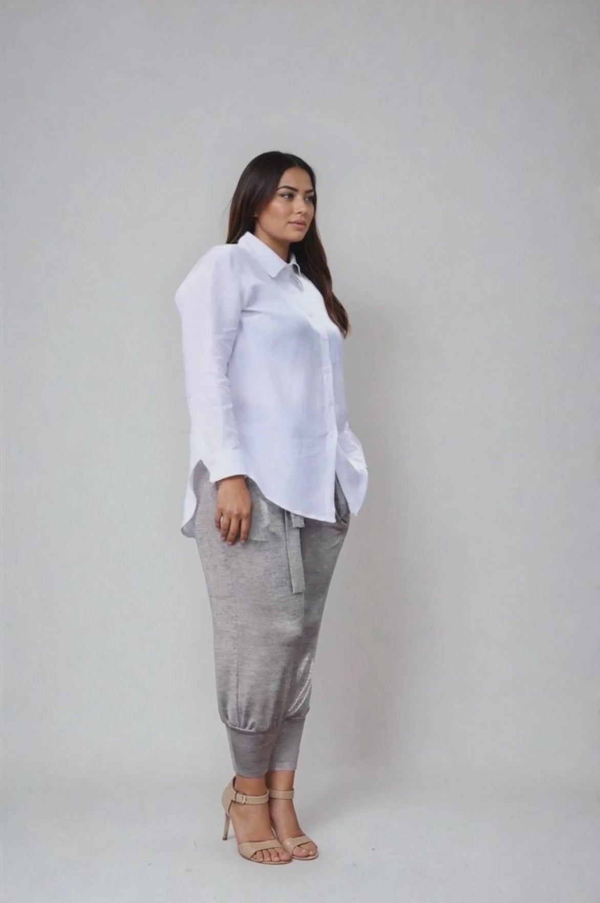 Cassie Shirt in Linen White