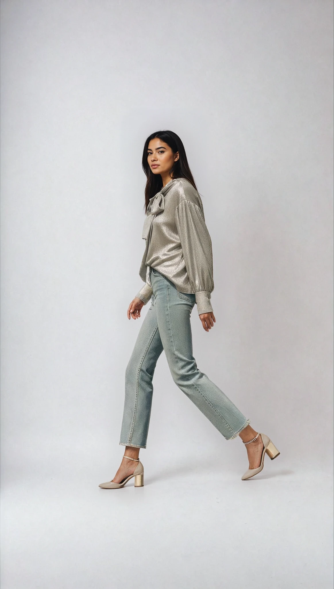 Martine Blouse in Rose Gold Alison Dominy Designs