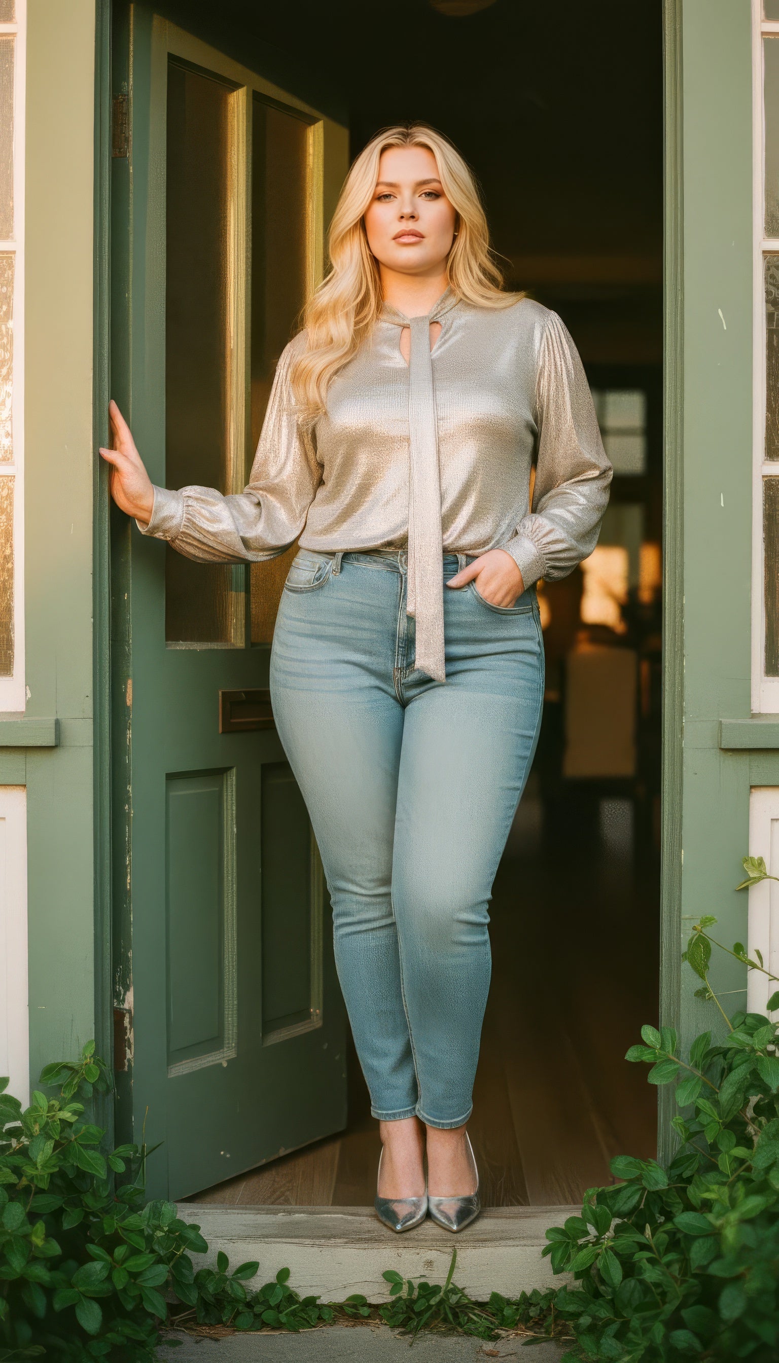 Martine Blouse in Rose Gold Alison Dominy Designs