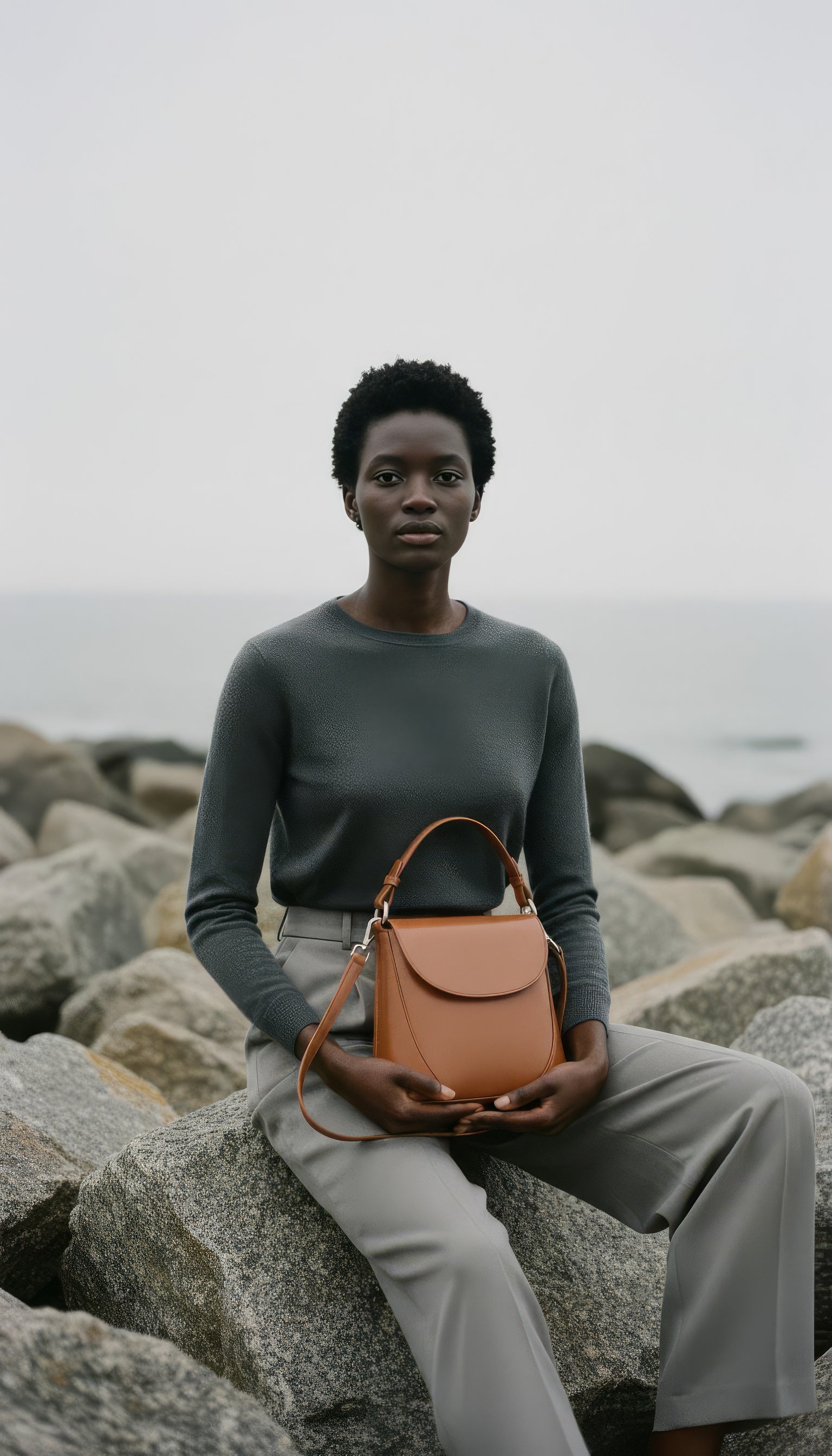 Bell Tan Genuine Leather Bag Alison Dominy Designs