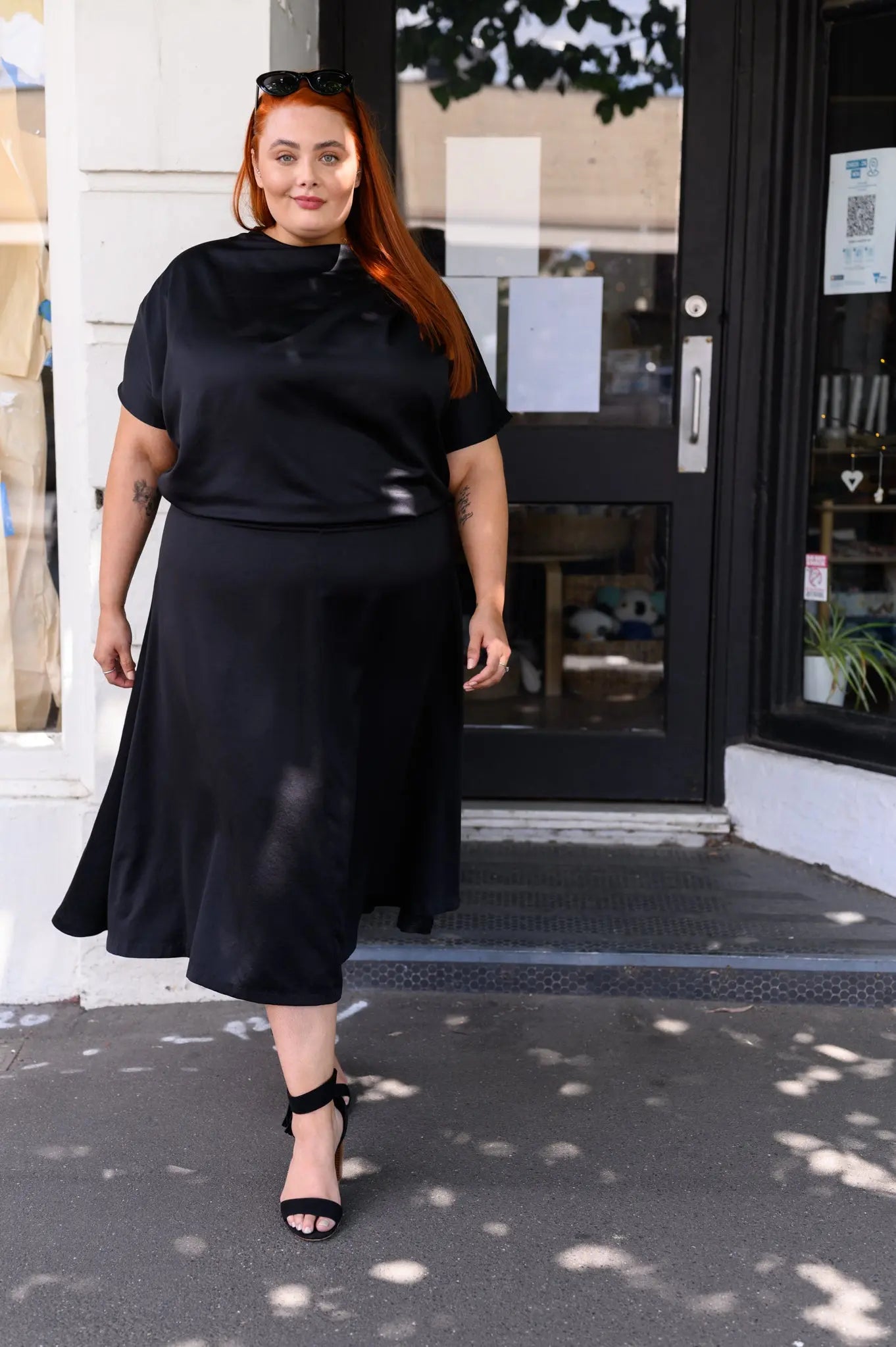 Izzy Skirt in Black Alison Dominy Designs