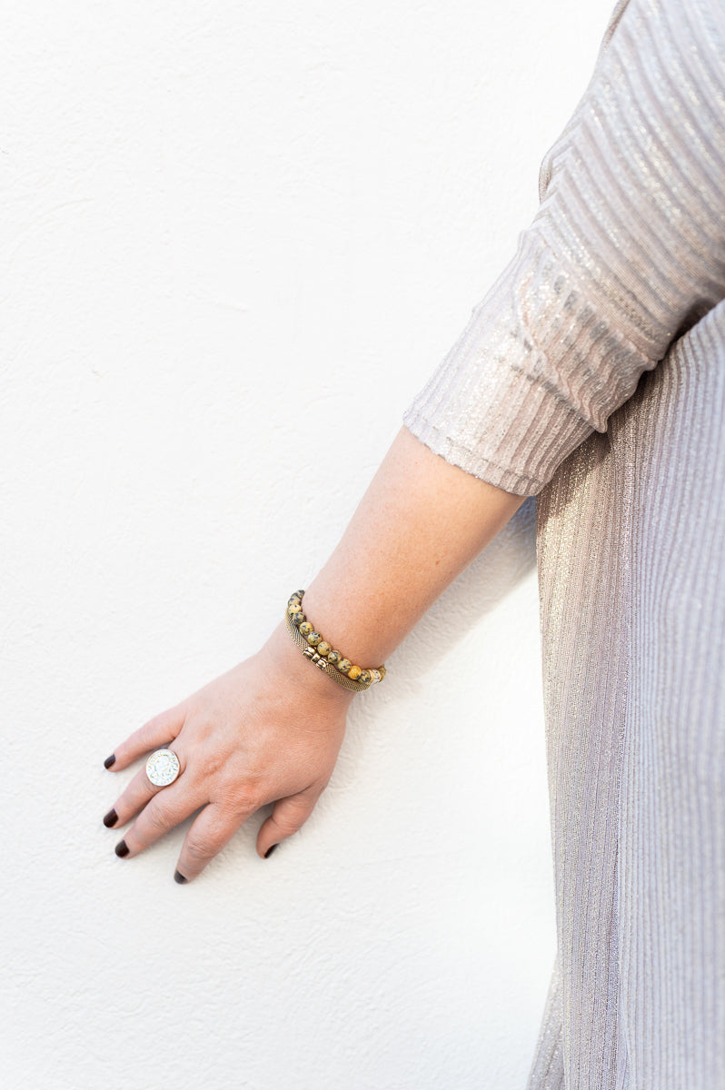 Valentina Top in Gold Alison Dominy Designs