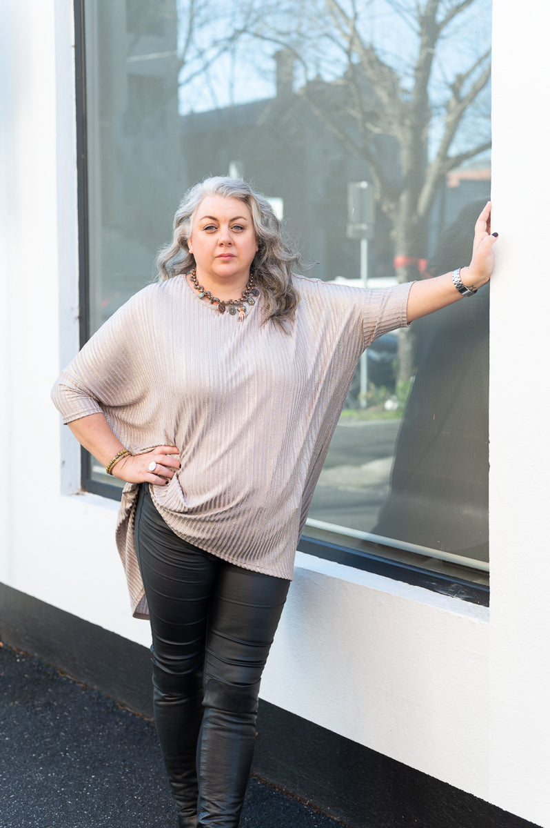 Valentina Top in Gold Alison Dominy Designs