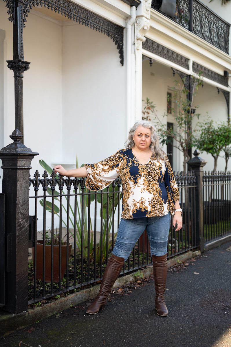 Tilda Blouse in Italy Alison Dominy Designs