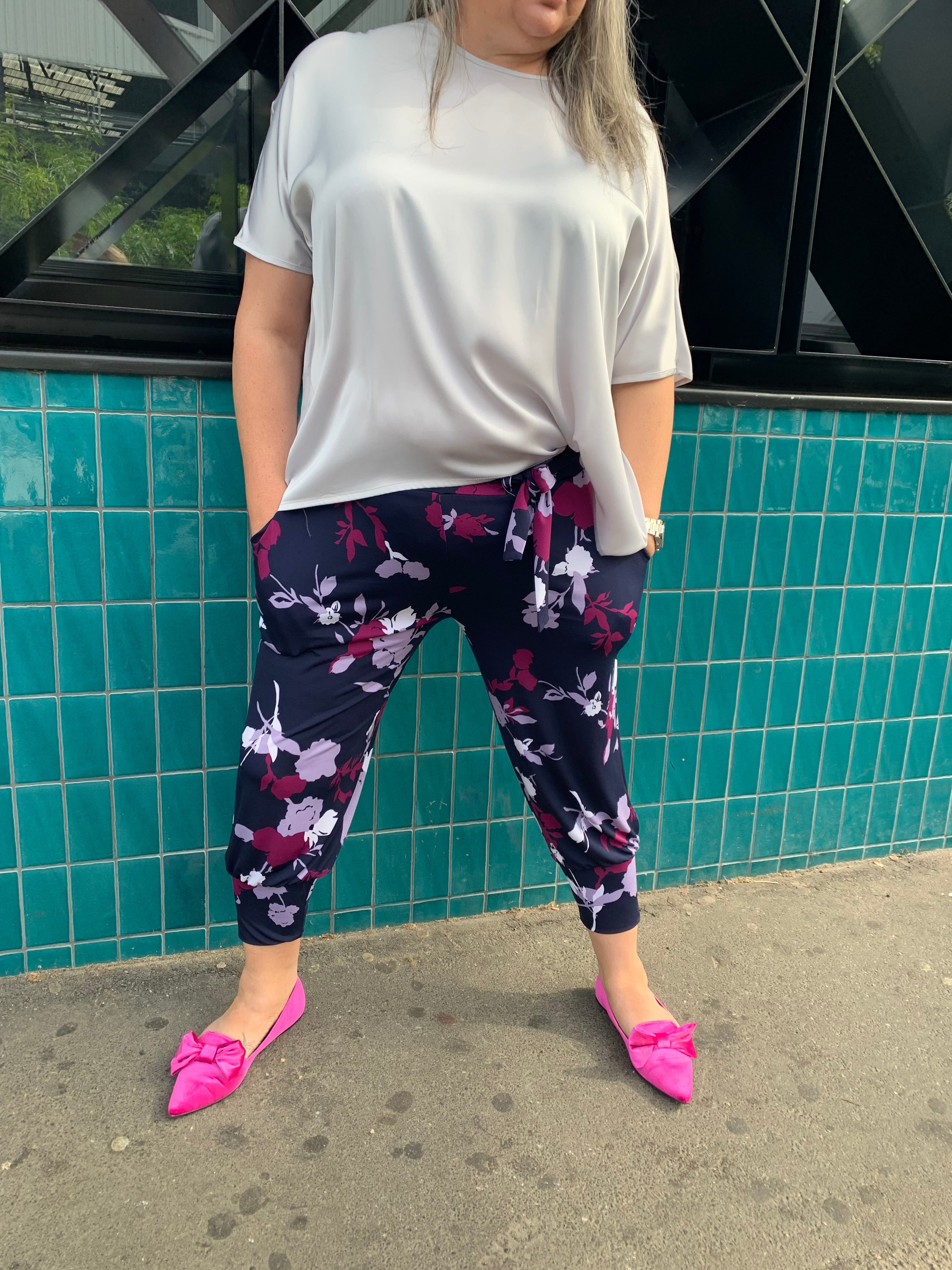 Jade Jogger in Poppy Alison Dominy Designs
