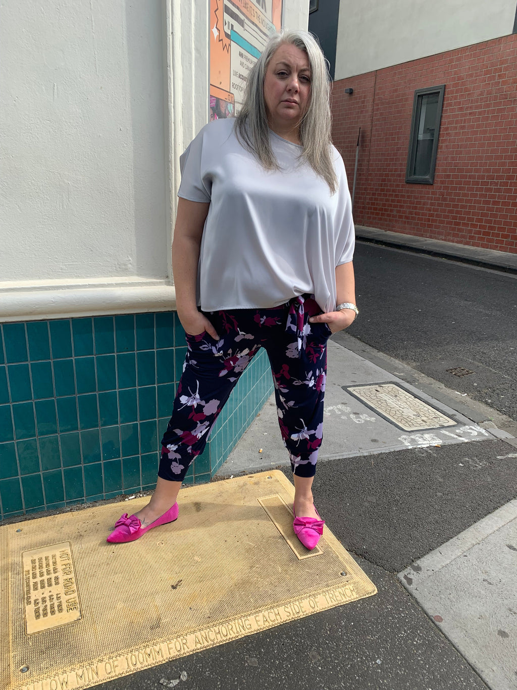 Jade Jogger in Poppy Alison Dominy Designs