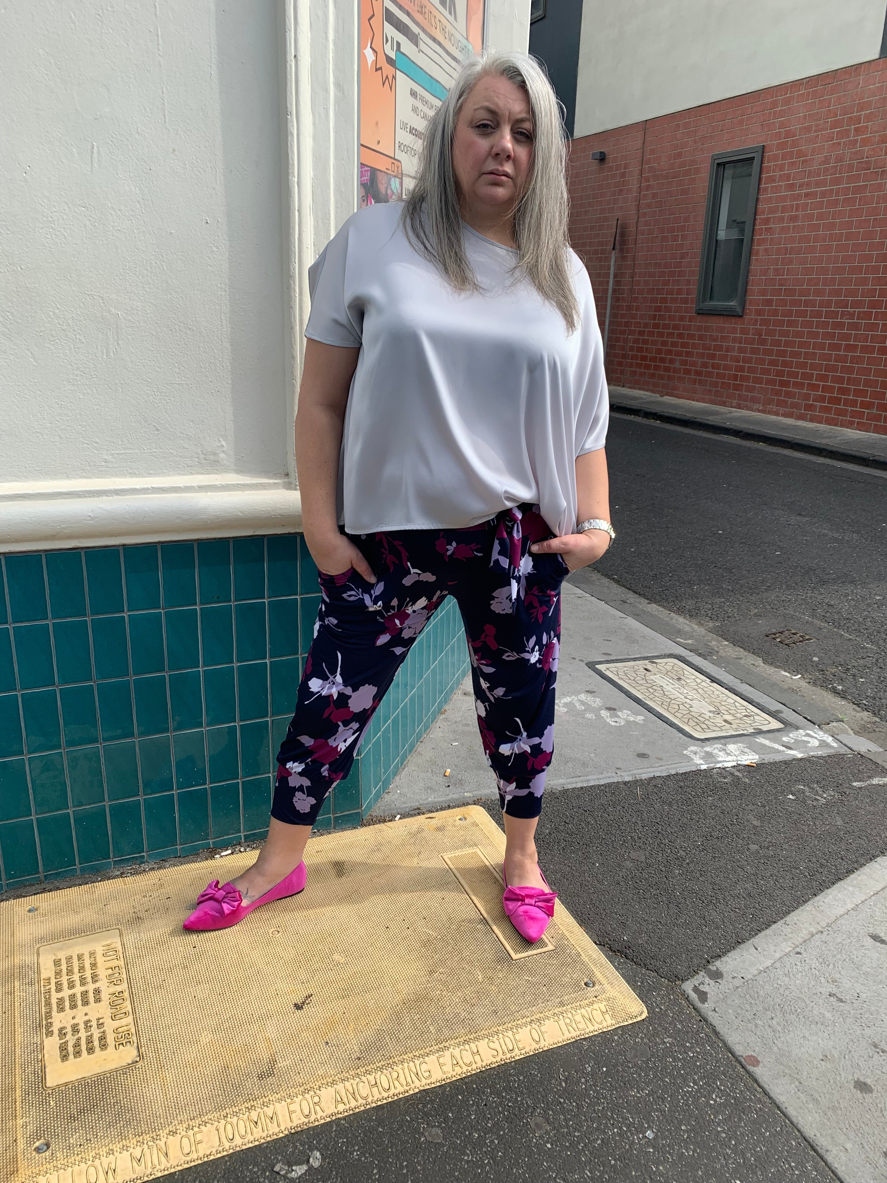 Jade Jogger in Poppy Alison Dominy Designs