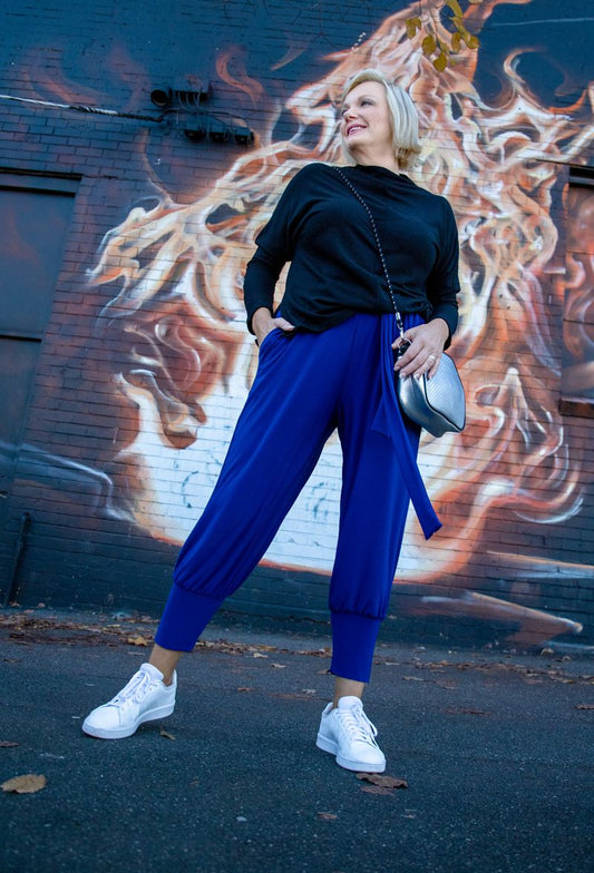 Jade Jogger in Blue